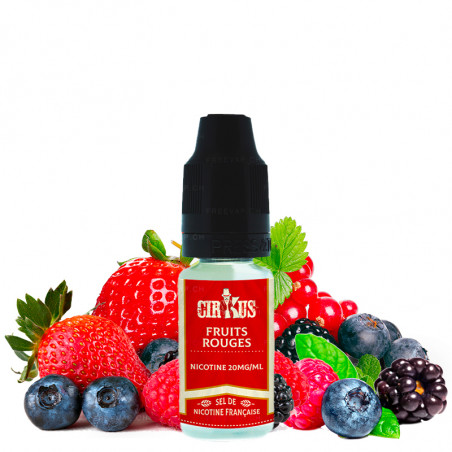 Rote Früchte ( Erdbeeren, Himbeeren, Heidelbeeren & Brombeeren) - Nikotinsalze - CirKus by VDLV | 10ml