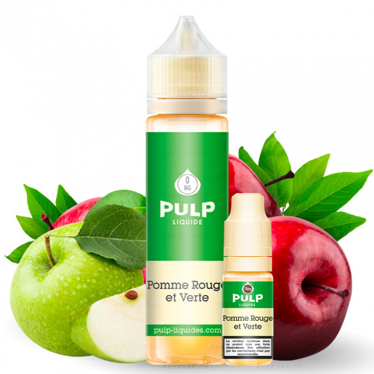 Pomme Rouge et Verte - Pulp | 60 ml avec nicotine