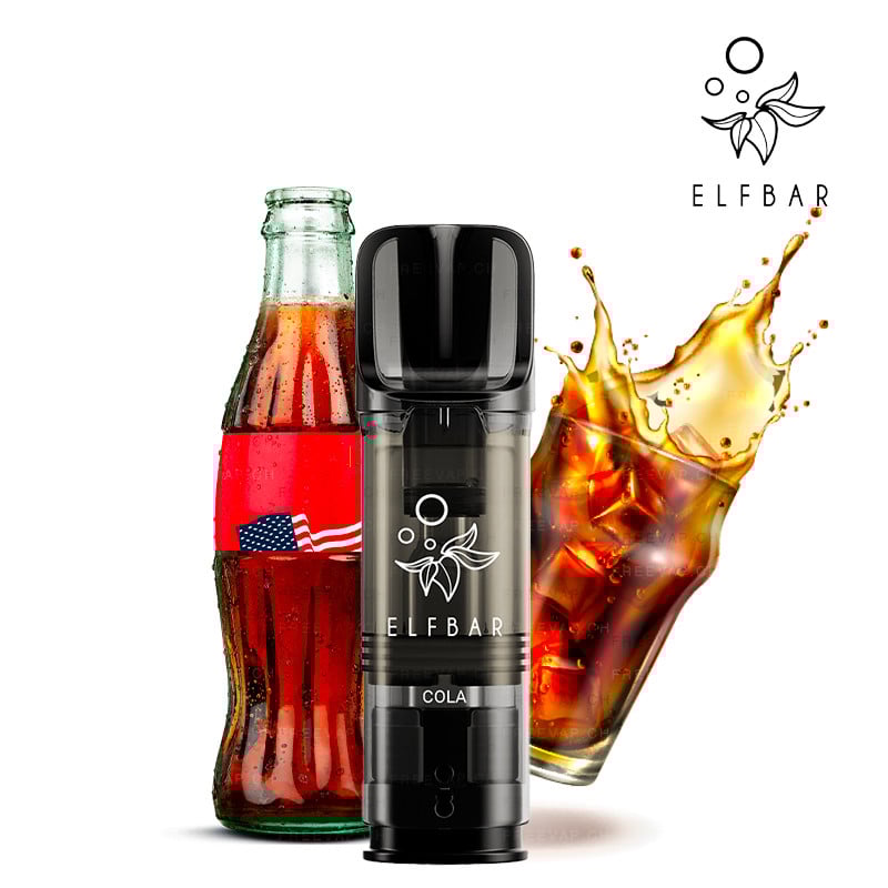 Pack de 2 cartouches Elfa Pro - saveur cola - Elf Bar