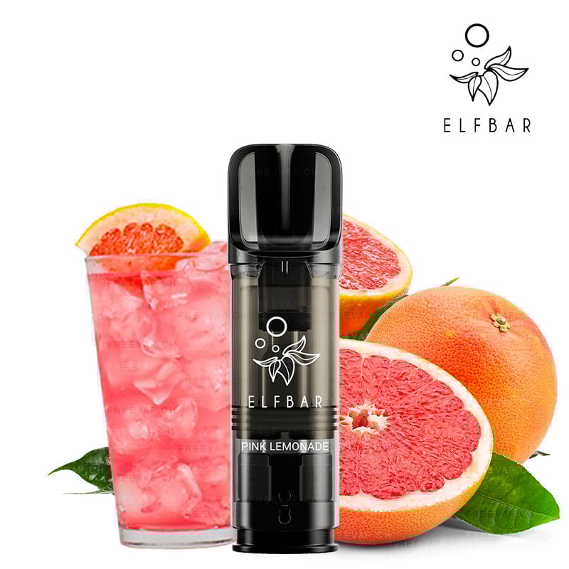 Pack of 2 Elfa Pro cartridges - pink lemonade flavour - Elf Bar