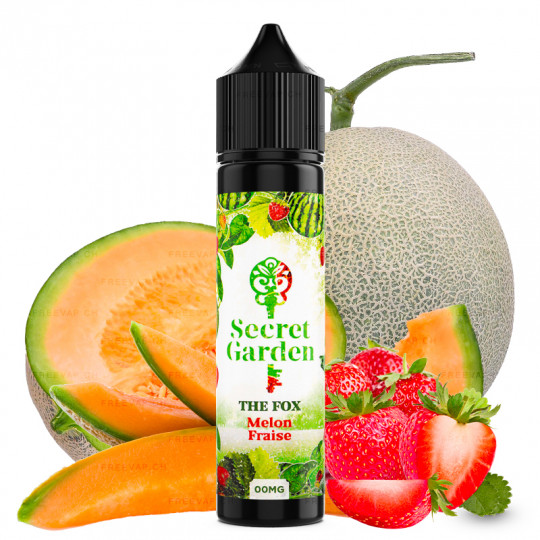 The Fox ( Erdbeere & Wassermelone) - Secret Garden by Secret's Lab | 50ml "Shortfill 75ml"