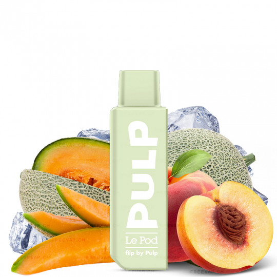 Pod-Kartusche Pêche Melon Glacé (Pfirsich, Melone & Eis) - Le Pod Flip by Pulp