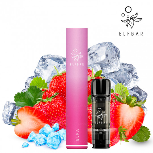 Elfa Pro Starter Kit - Strawberry ice - Elf bar