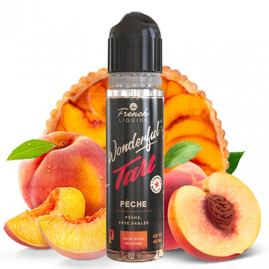 Pfirsich - Wonderful Tart by Le French Liquide | 60 ml mit Nikotin