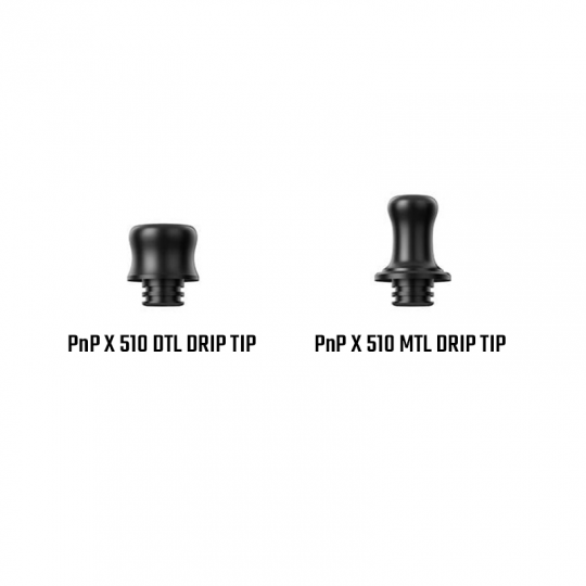 PnP X 510 Drip Tip - Voopoo | x2 Pack