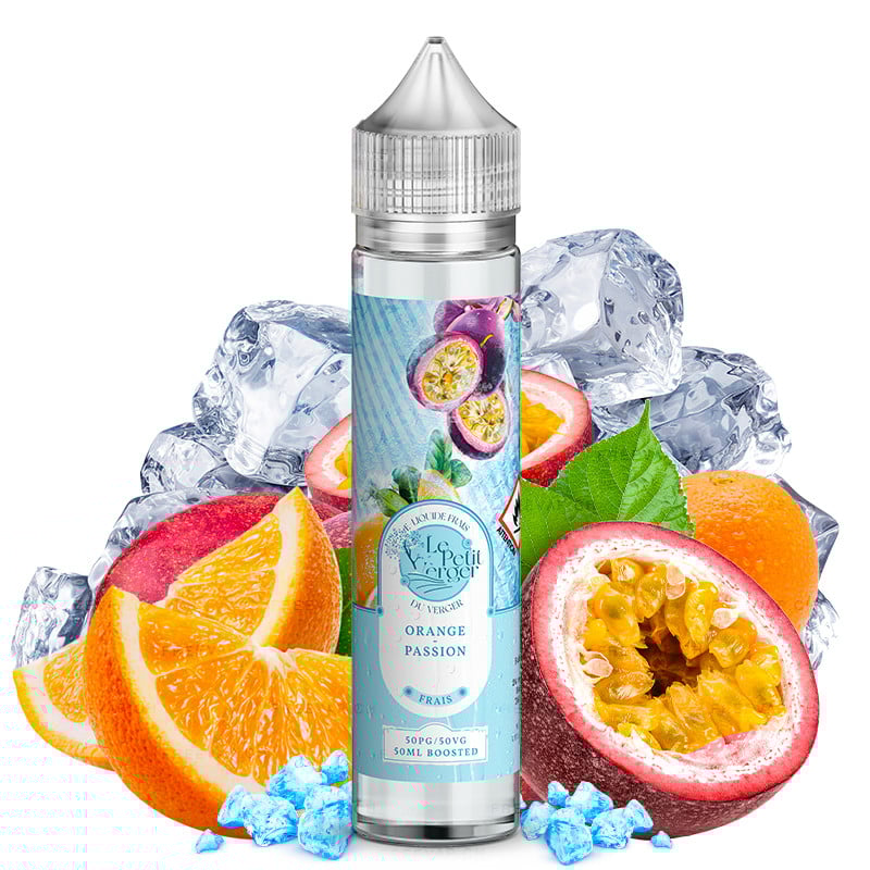 50 ml E-Liquid Orange Passion Fresh - Le Petit Verger by Savourea