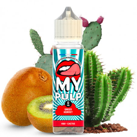 Green Hornet (Kiwi, Kaktus & Ice) - My Pulp | 50 ml "Shortfill 75 ml"