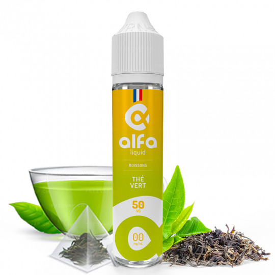 Thé Vert - Alfaliquid | Boissons | 50ml in 70ml