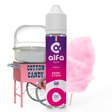Cotton Candy - Alfaliquid | Candy | 50ml in 70ml