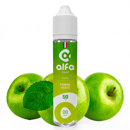 Pomme Verte - Alfaliquid | Fruités | 50ml in 70ml