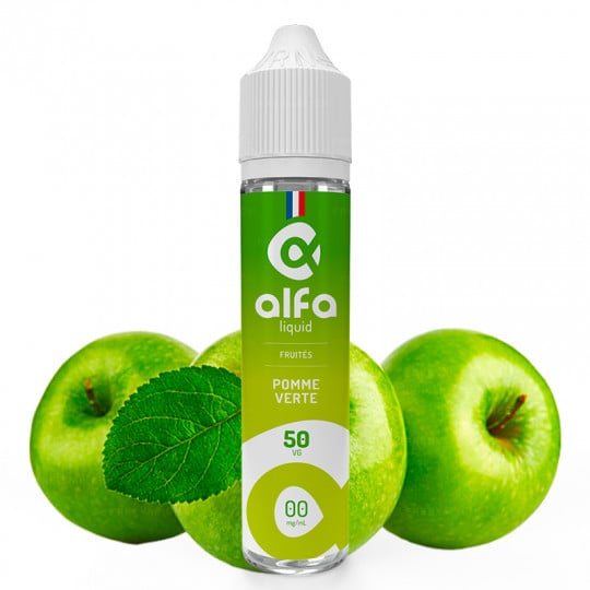 Pomme Verte - Alfaliquid | Fruités | 50ml in 70ml