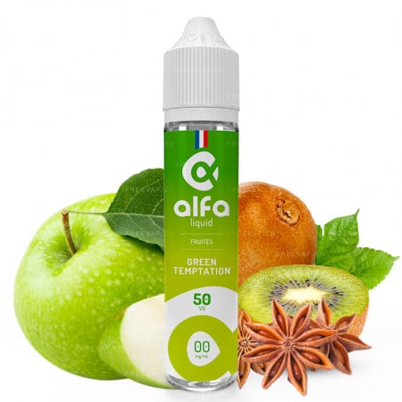 Green Temptation - Alfaliquid | Fruchtig | 50ml in 70ml