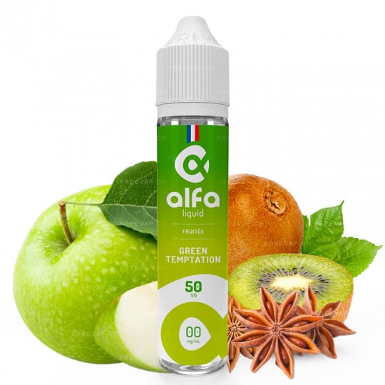 Green Temptation - Alfaliquid | Fruchtig | 50ml in 70ml