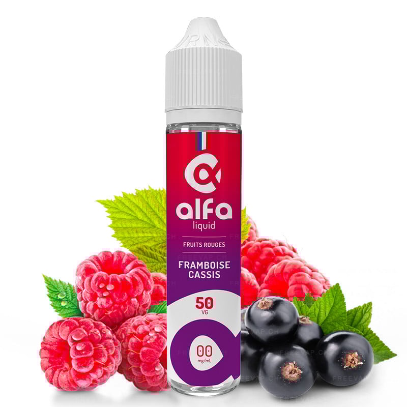 E-Liquid Raspberry Blackcurrant - Red Fruits - Alfa | 50ml