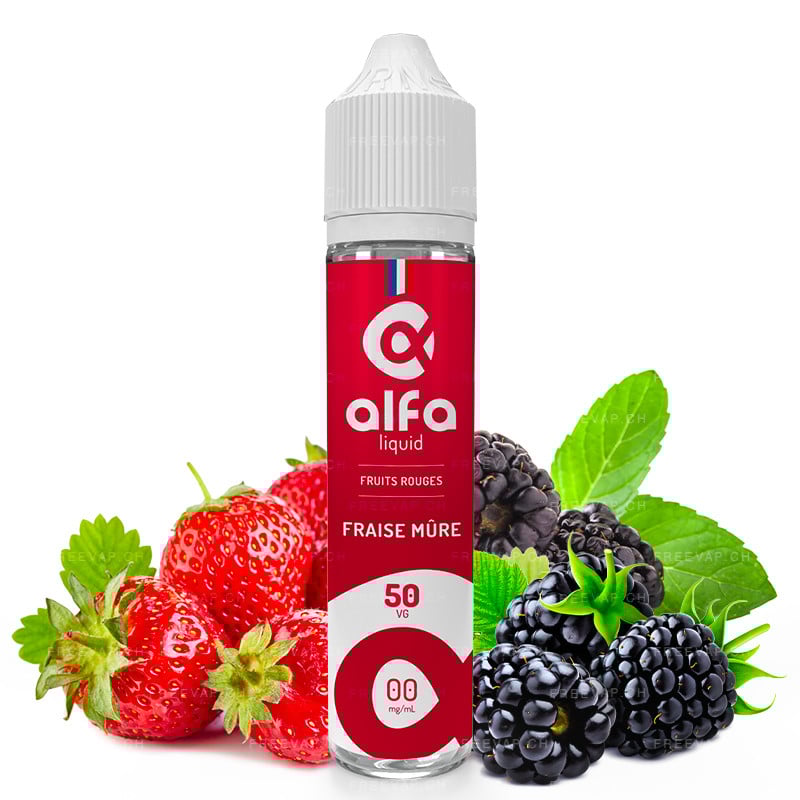 E-Liquid Erdbeere Brombeere - Rote Früchte - Alfa | 50ml