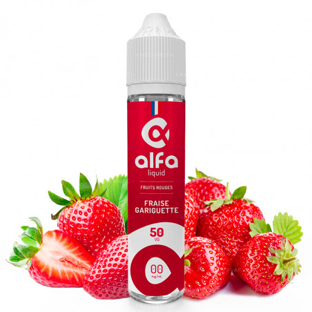 Gariguette Erdbeere - Alfaliquid | Rote Früchte | 50ml in 70ml