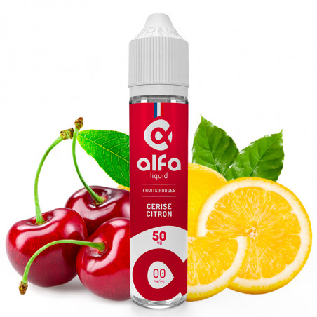 Kirsche Zitrone - Alfaliquid | Rote Früchte | 50ml in 70ml