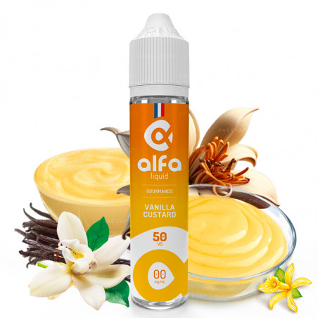 Vanilla Custard - Alfaliquid | Gourmets | 50ml in 70ml