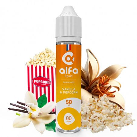 Vanilla & Popcorn - Alfaliquid | Süss | 50ml in 70ml