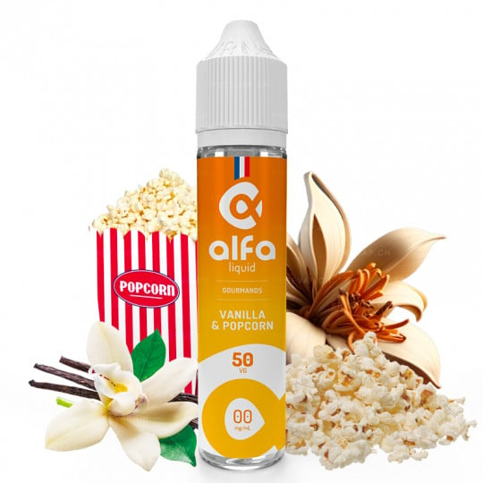 Vanilla & Popcorn - Alfaliquid | Gourmets | 50ml in 70ml