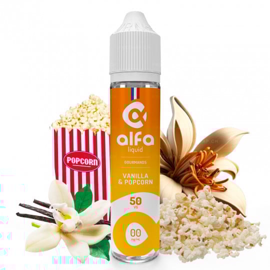 Vanilla & Popcorn - Alfaliquid | Gourmands | 50ml in 70ml Vanilla & Popcorn - Alfaliquid | Gourmands | 50ml in 70ml
