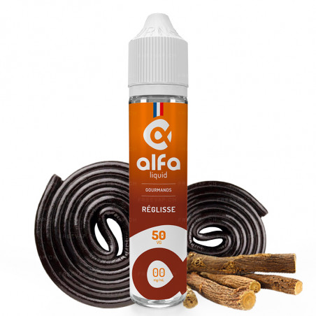 Licorice - Alfaliquid | Gourmets | 50ml in 70ml