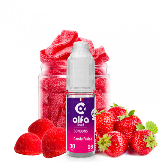 Candy Erdbeere - Alfaliquid | Bonbon | 10 ml