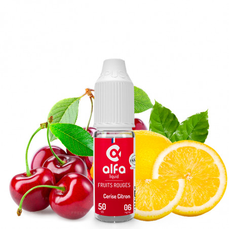Kirsche Zitrone - Alfaliquid | Rote Früchte | 10 ml