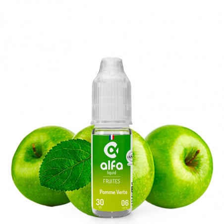 Grüner Apfel - Alfaliquid | Fruchtig | 10 ml
