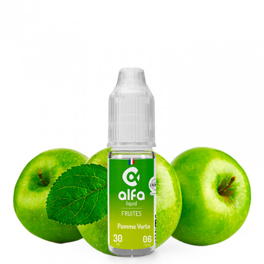 Grüner Apfel - Alfaliquid | Fruchtig | 10 ml Grüner Apfel - Alfaliquid | Fruchtig | 10 ml