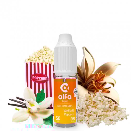 Vanilla & Popcorn - Alfaliquid | Gourmands | 10 ml Vanilla & Popcorn - Alfaliquid | Gourmands | 10 ml