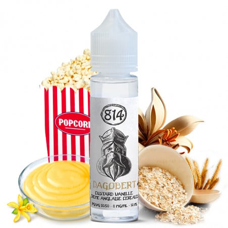 Dagobert (Custard, Popcorn & Hafer) - 814 | 50ml "Shortfill" 60 ml