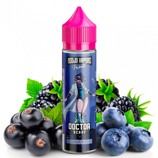 Doctor Berry (Cassis, Heidelbeere & Brombeere) - Modjo Vapors by LiquidArom | 50 ml in 70 ml