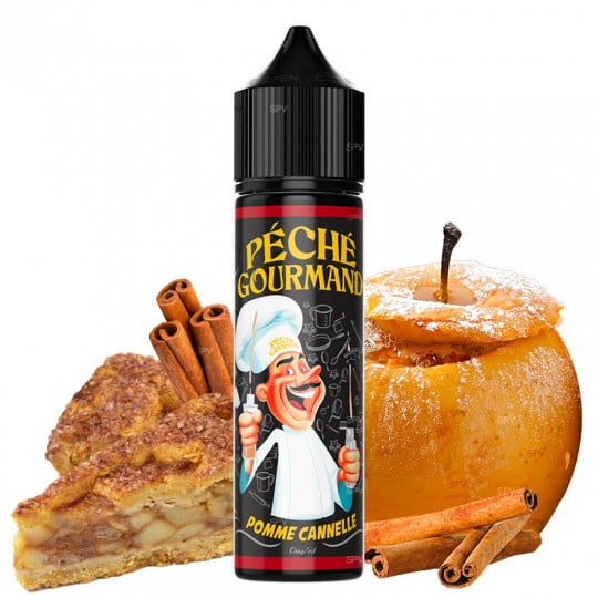 Pomme Cannelle (Apple Cinnamon) - Péché gourmand by O'Jlab | 50 ml in 75 ml