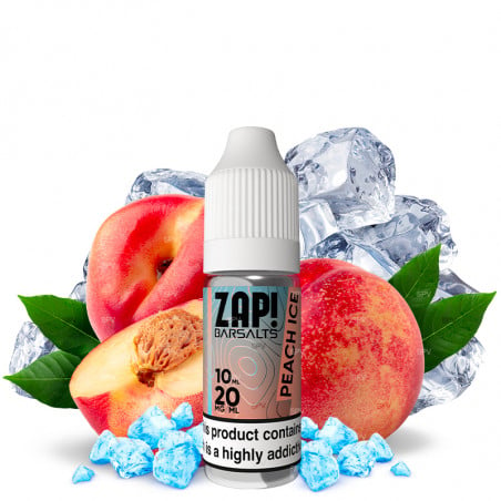 Peach Ice - Nicotine salts - Zap! Barsalts by Zap! Juice | 10 ml