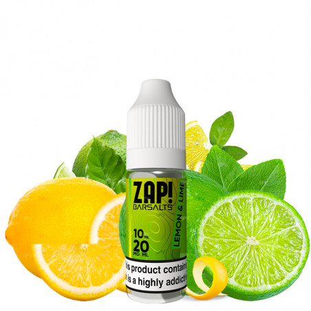Lemon & Lime - Nicotine salts - Zap! Barsalts by Zap! Juice | 10 ml