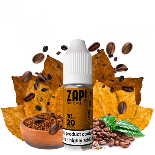 Coffee Tobacco - Nicotine salts - Zap! Barsalts by Zap! Juice | 10 ml