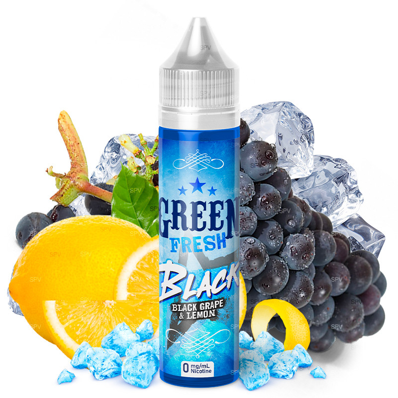50 ml E-Liquid Black - Green Fresh By Green Vapes X Fruizee