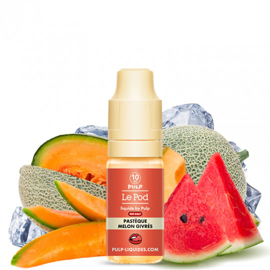 Frostige Wassermelone & Melone - Nikotinsalz - Le POD by Pulp | 10 ml