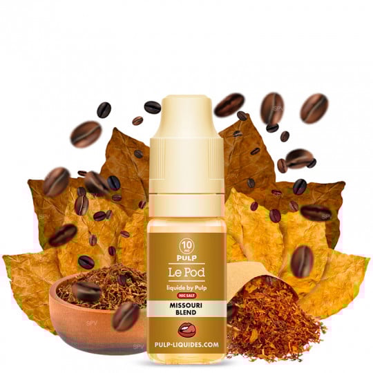 Missouri Blend - Sels de nicotine - Le POD by Pulp | 10 ml Missouri Blend - Sels de nicotine - Le POD by Pulp | 10 ml