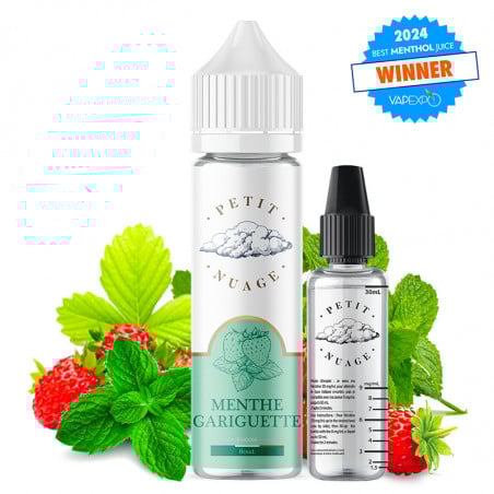 Menthe Gariguette - Shortfill Format - Petit nuage | 60ml