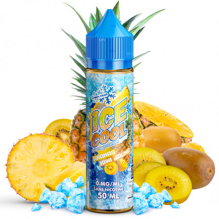 Ananas Kiwi Jaune - Ice Cool by LiquidArom | 50 ml in 75 ml