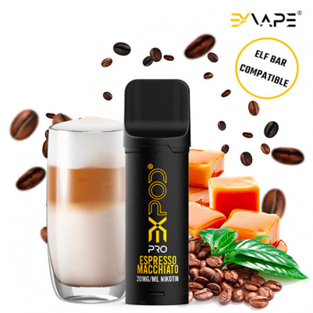 Cartouche Expod Pro - Gold Series - Espresso Macchiato - Exvape