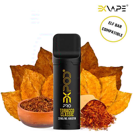 Cartridge Expod Pro - Gold Series - Tobacco Classic - Exvape Cartridge Expod Pro - Gold Series - Tobacco Classic - Exvape