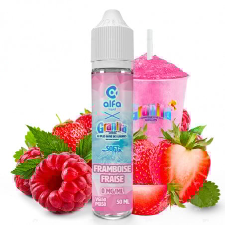 Raspberry Strawberry - Granita Soft by Alfa | 50 ml "Shortfill 75 ml"