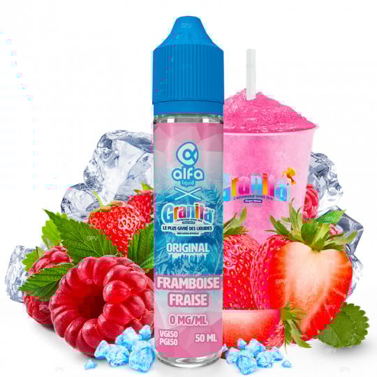 Framboise Fraise - Granita by Alfa | 50 ml "Shortfill 75 ml" Framboise Fraise - Granita by Alfa | 50 ml "Shortfill 75 ml"