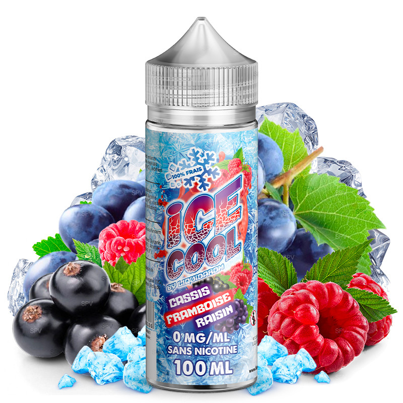 E-liquid Blackcurrant Raspberry Grape - Ice Cool 100 ml