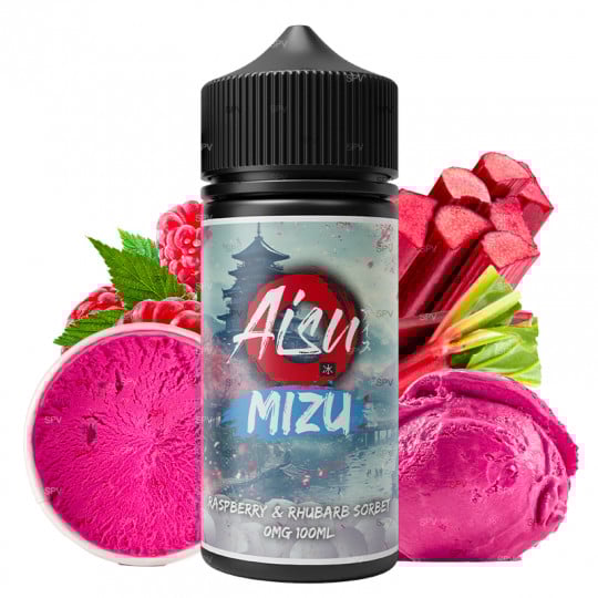 Raspberry & Rhubarb Sorbet - Aisu Mizu by Zap! Juice | 100 ml in 120 ml Raspberry & Rhubarb Sorbet - Aisu Mizu by Zap! Juice | 100 ml in 120 ml