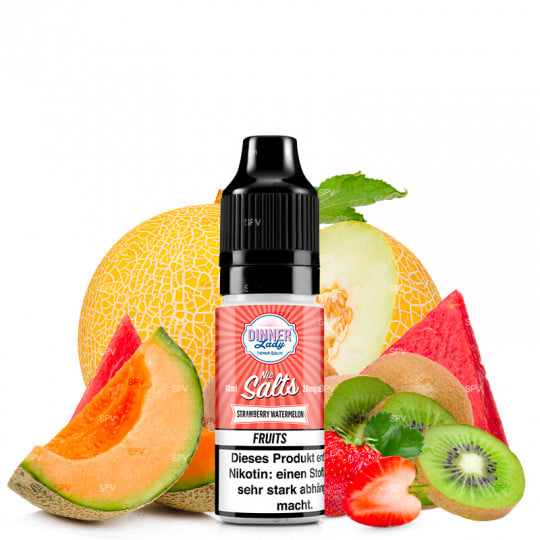 Strawberry Watermelon - Nikotin Salze - Dinner Lady | 10 ml Strawberry Watermelon - Nikotin Salze - Dinner Lady | 10 ml