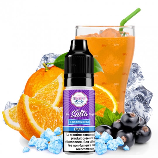Black Orange Crush - Sels de nicotine - Dinner Lady | 10 ml Black Orange Crush - Sels de nicotine - Dinner Lady | 10 ml
